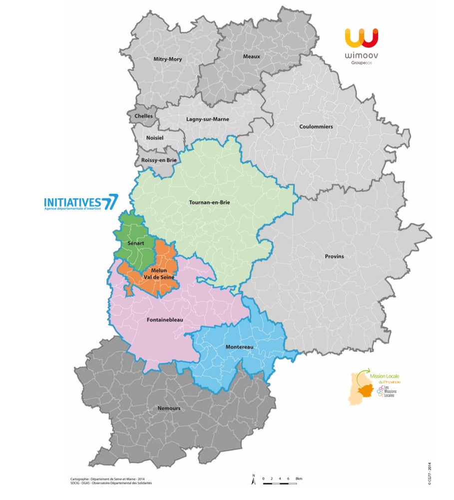 Zones d'intervention